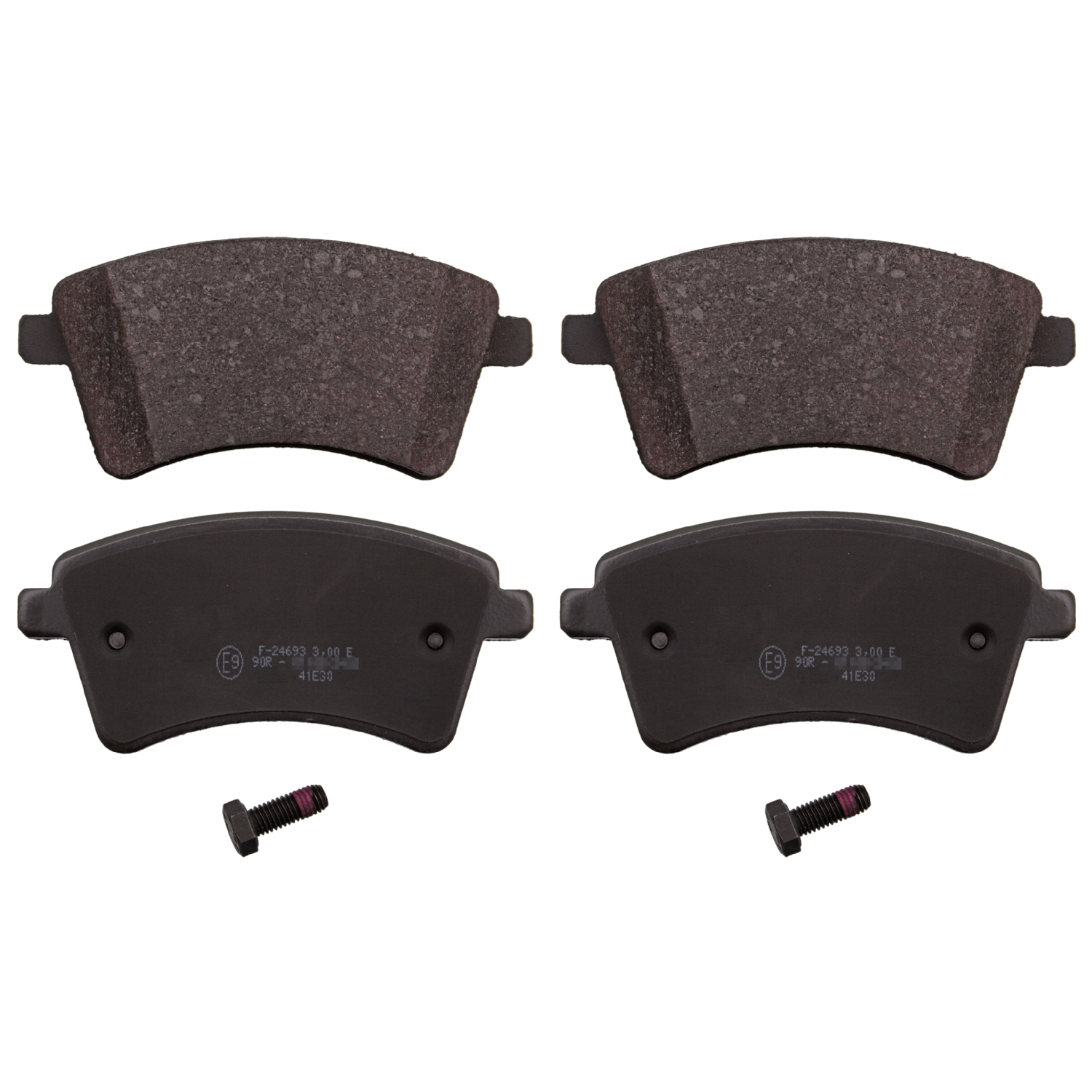 Jeu de 4 plaquettes de frein | FEBI BILSTEIN