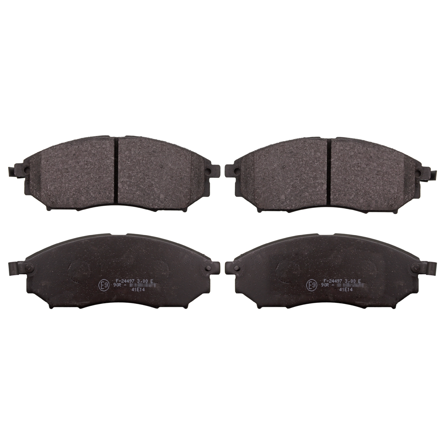 Jeu de 4 plaquettes de frein | FEBI BILSTEIN