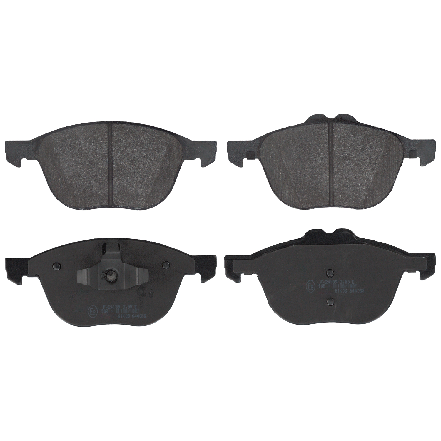 Jeu de 4 plaquettes de frein | FEBI BILSTEIN