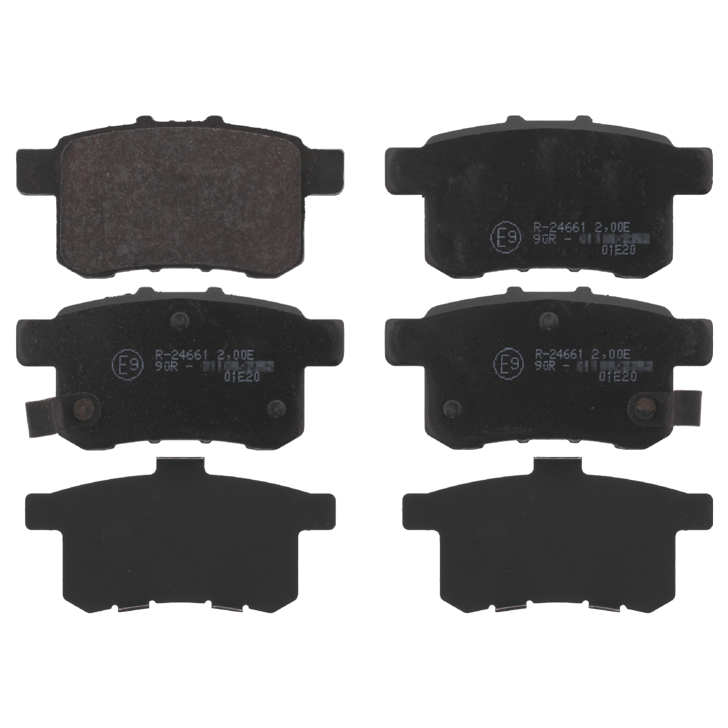 Jeu de 4 plaquettes de frein | FEBI BILSTEIN