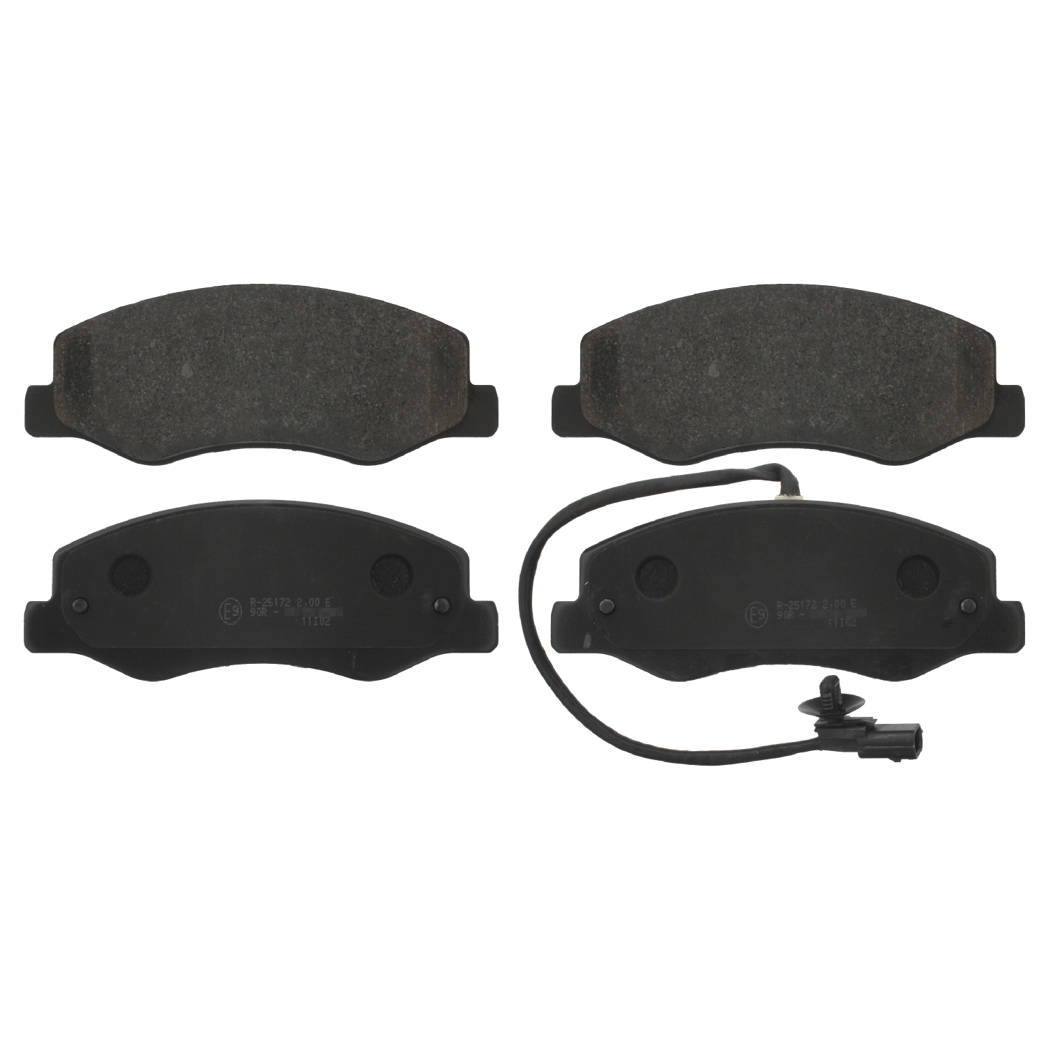 Jeu de 4 plaquettes de frein | FEBI BILSTEIN