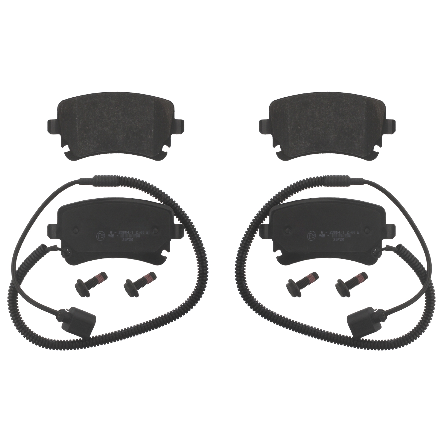 Jeu de 4 plaquettes de frein | FEBI BILSTEIN