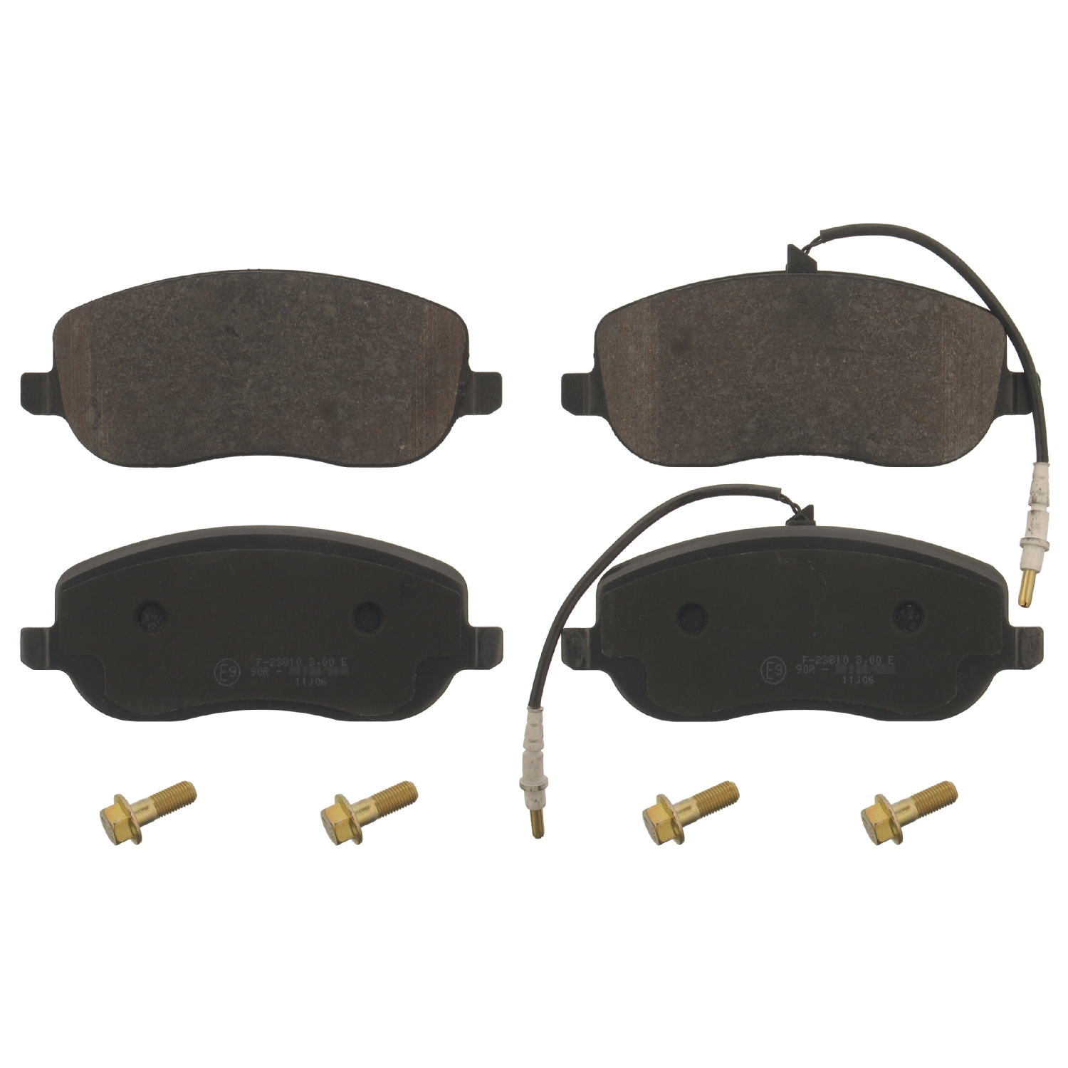 Jeu de 4 plaquettes de frein | FEBI BILSTEIN