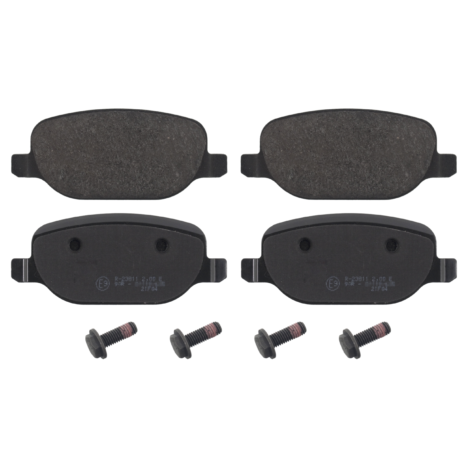 Jeu de 4 plaquettes de frein | FEBI BILSTEIN