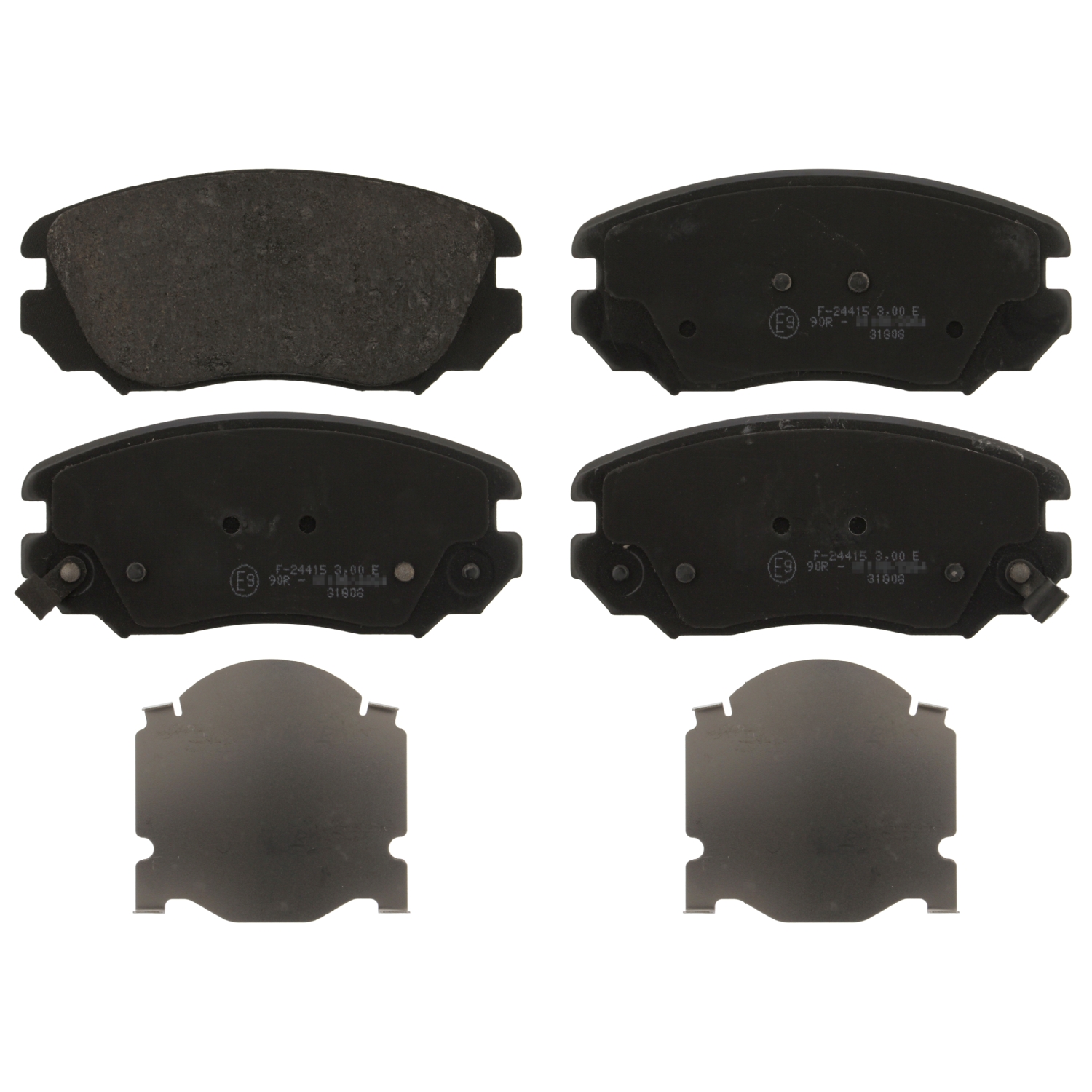 Jeu de 4 plaquettes de frein | FEBI BILSTEIN