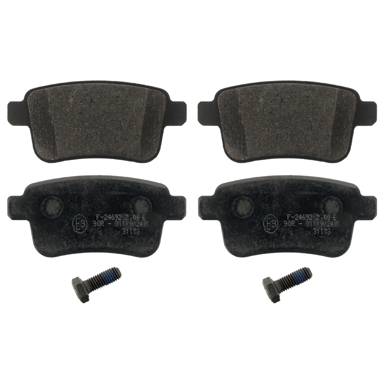 Jeu de 4 plaquettes de frein | FEBI BILSTEIN