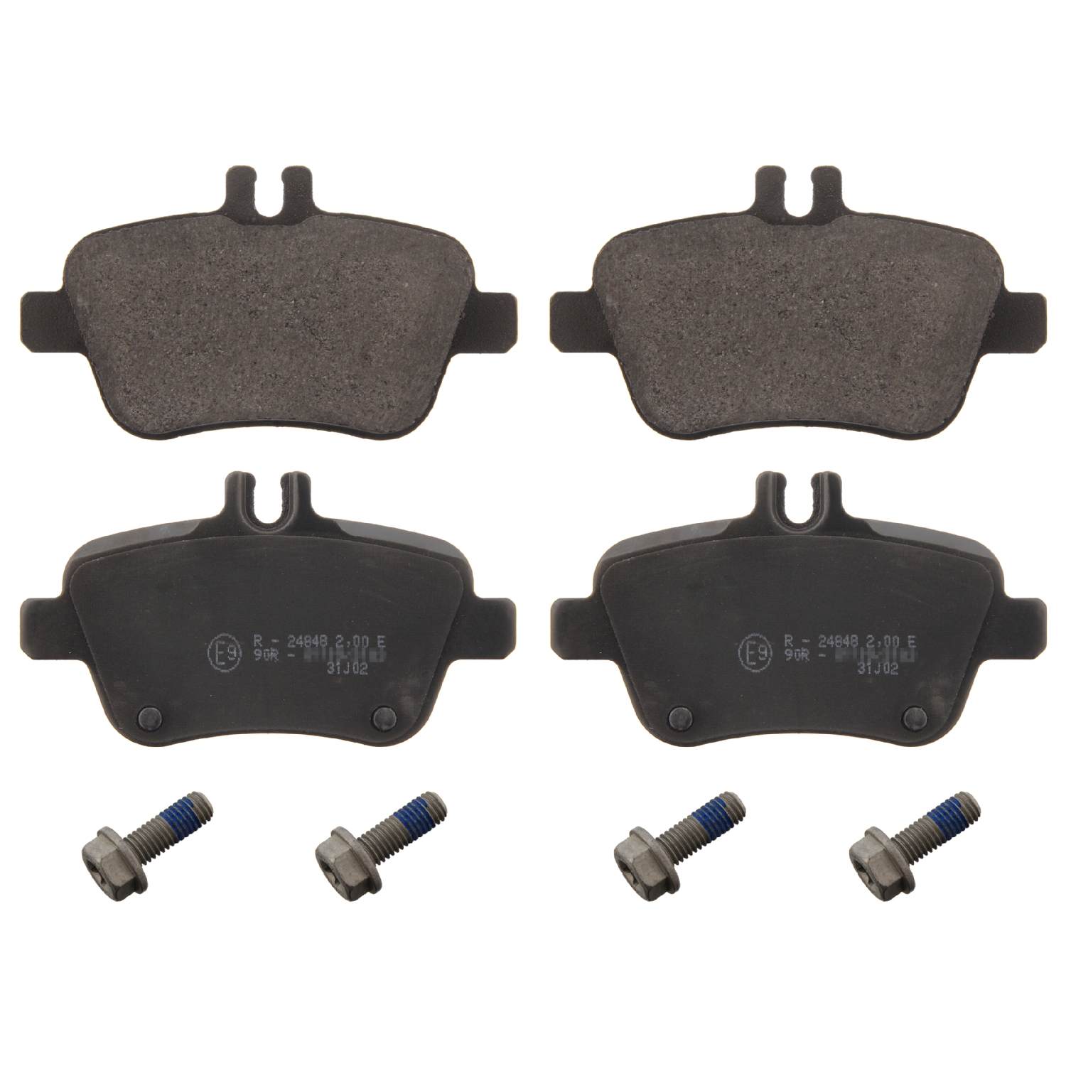 Jeu de 4 plaquettes de frein | FEBI BILSTEIN