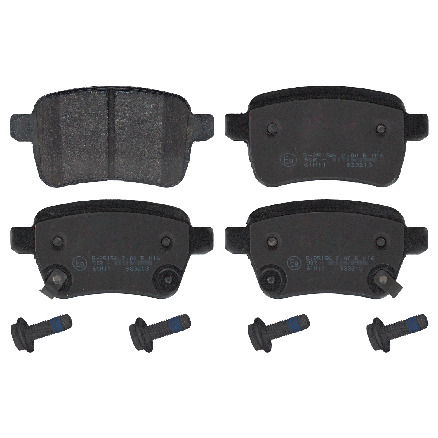 Jeu de 4 plaquettes de frein | FEBI BILSTEIN