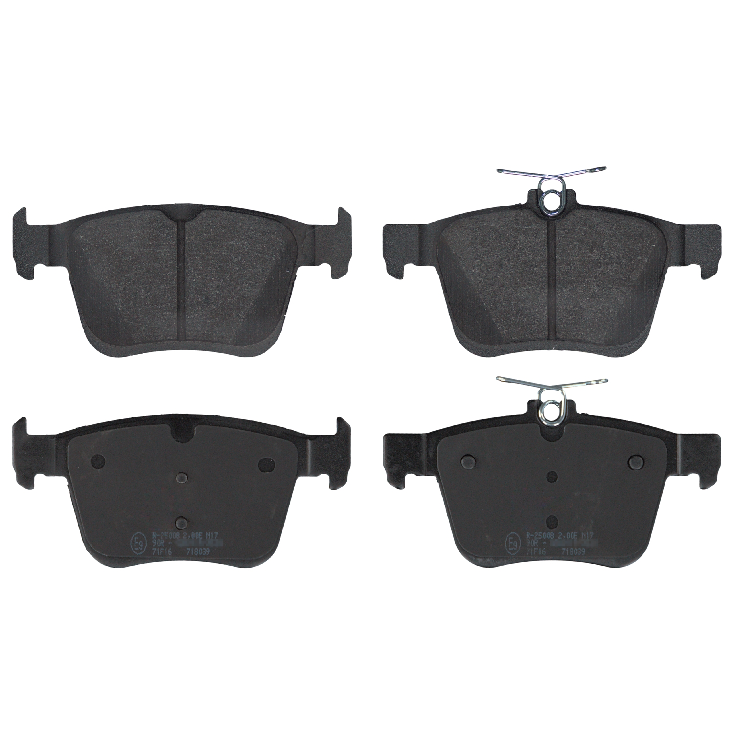 Jeu de 4 plaquettes de frein | FEBI BILSTEIN