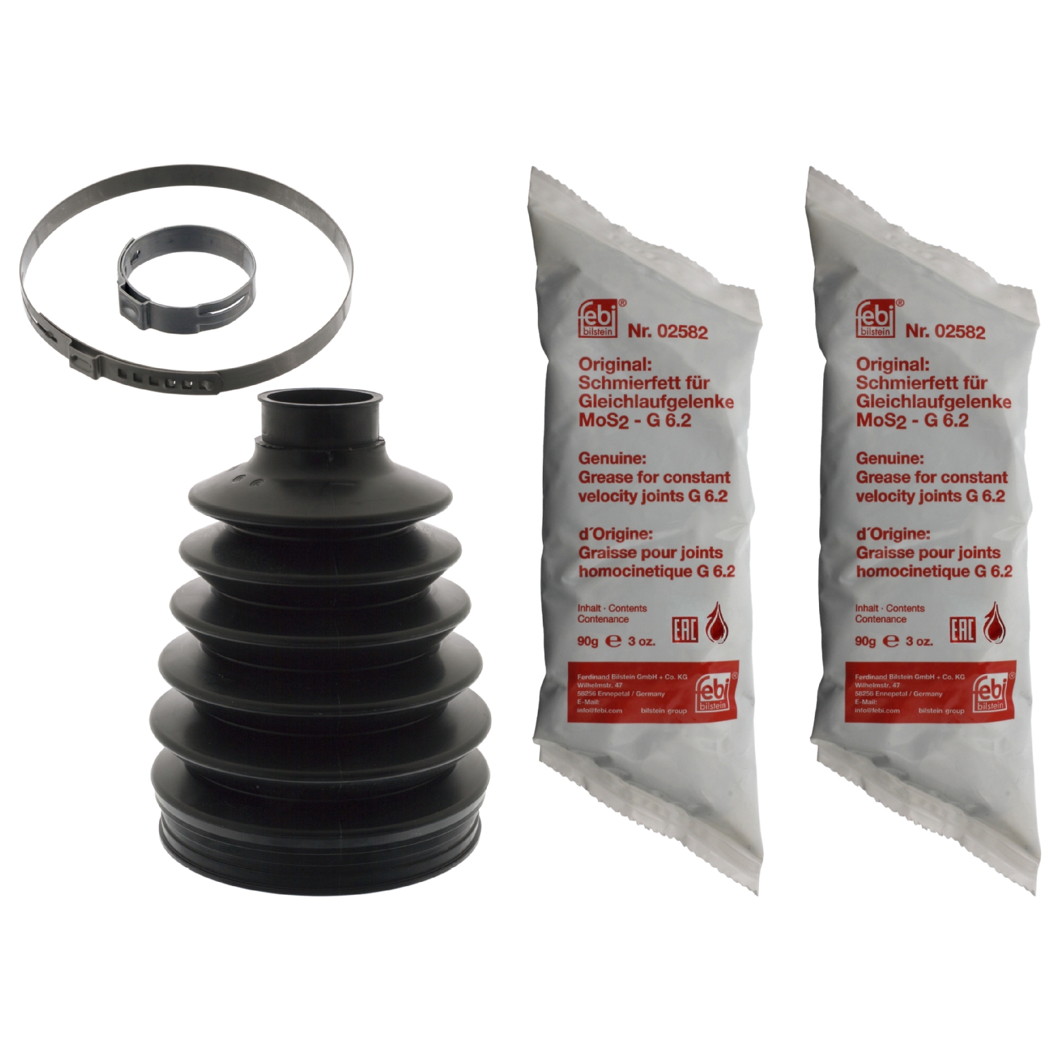 Jeu de joints-soufflets, arbre de commande | FEBI BILSTEIN