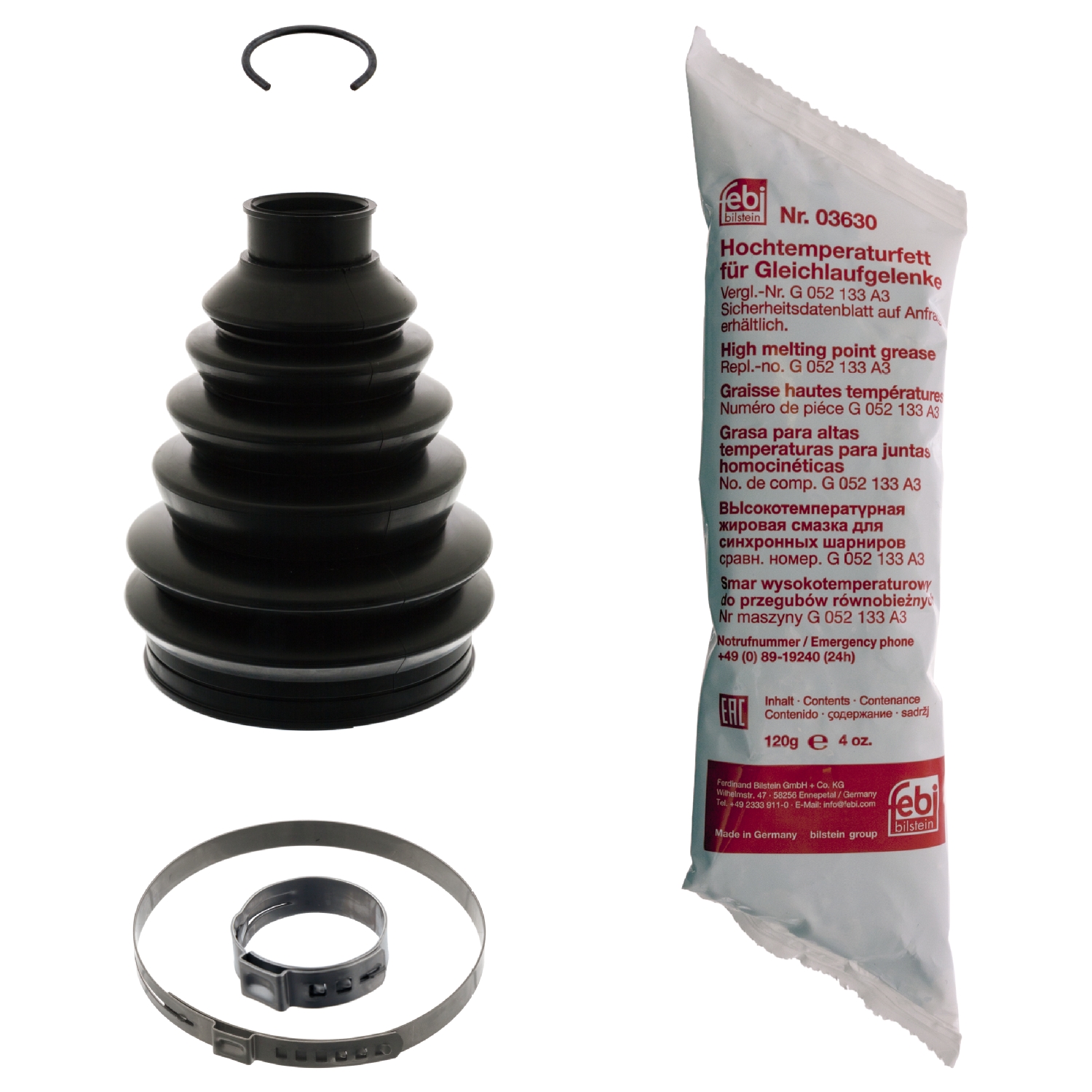 Jeu de joints-soufflets, arbre de commande | FEBI BILSTEIN