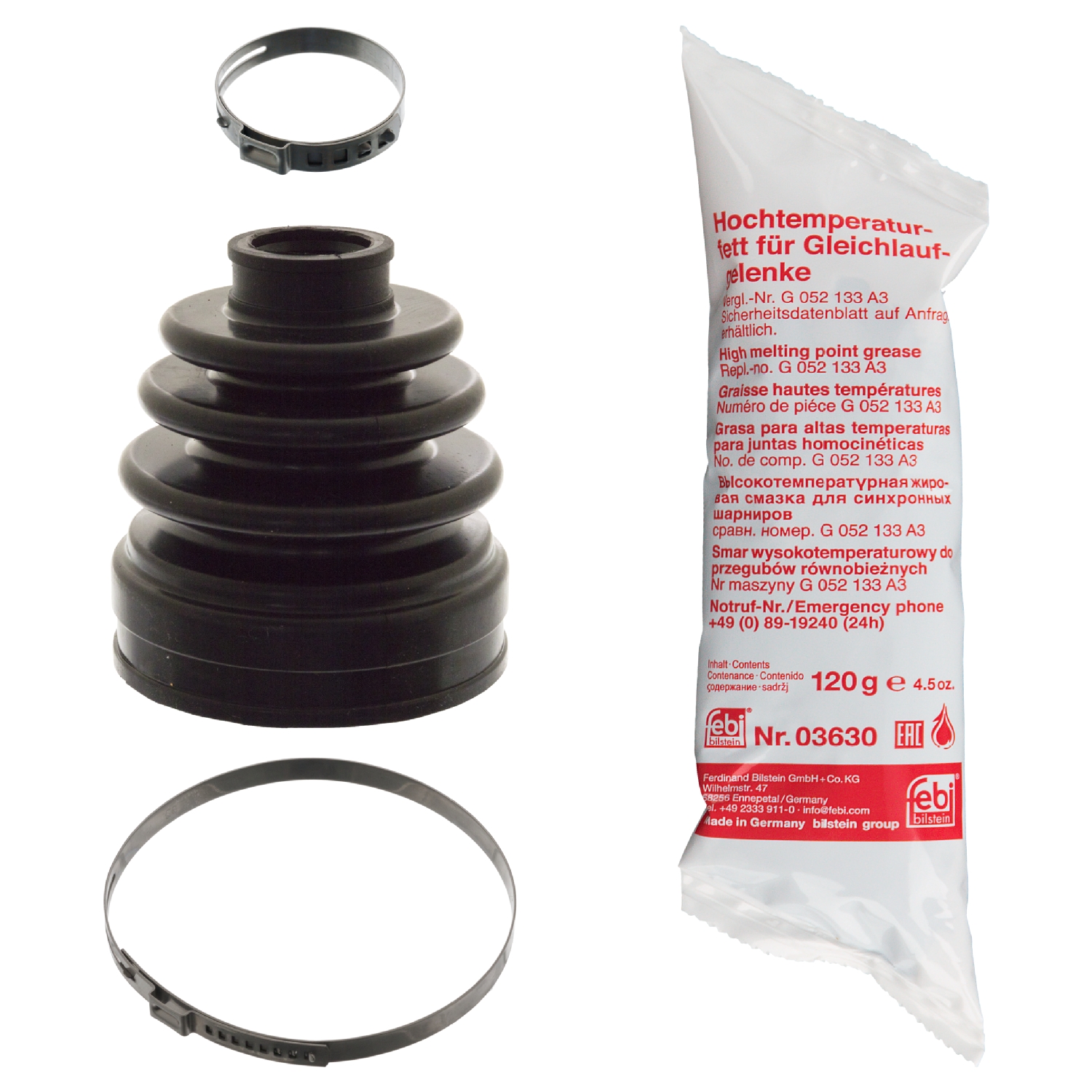 Jeu de joints-soufflets, arbre de commande | FEBI BILSTEIN