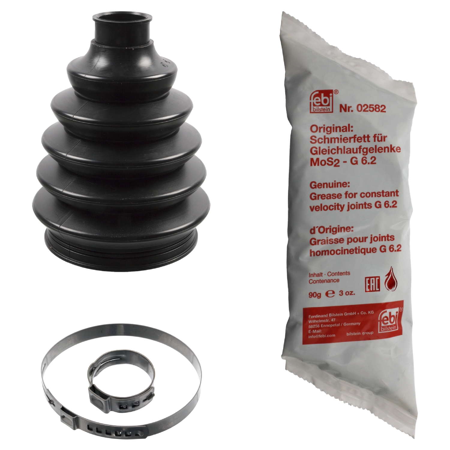 Jeu de joints-soufflets, arbre de commande | FEBI BILSTEIN