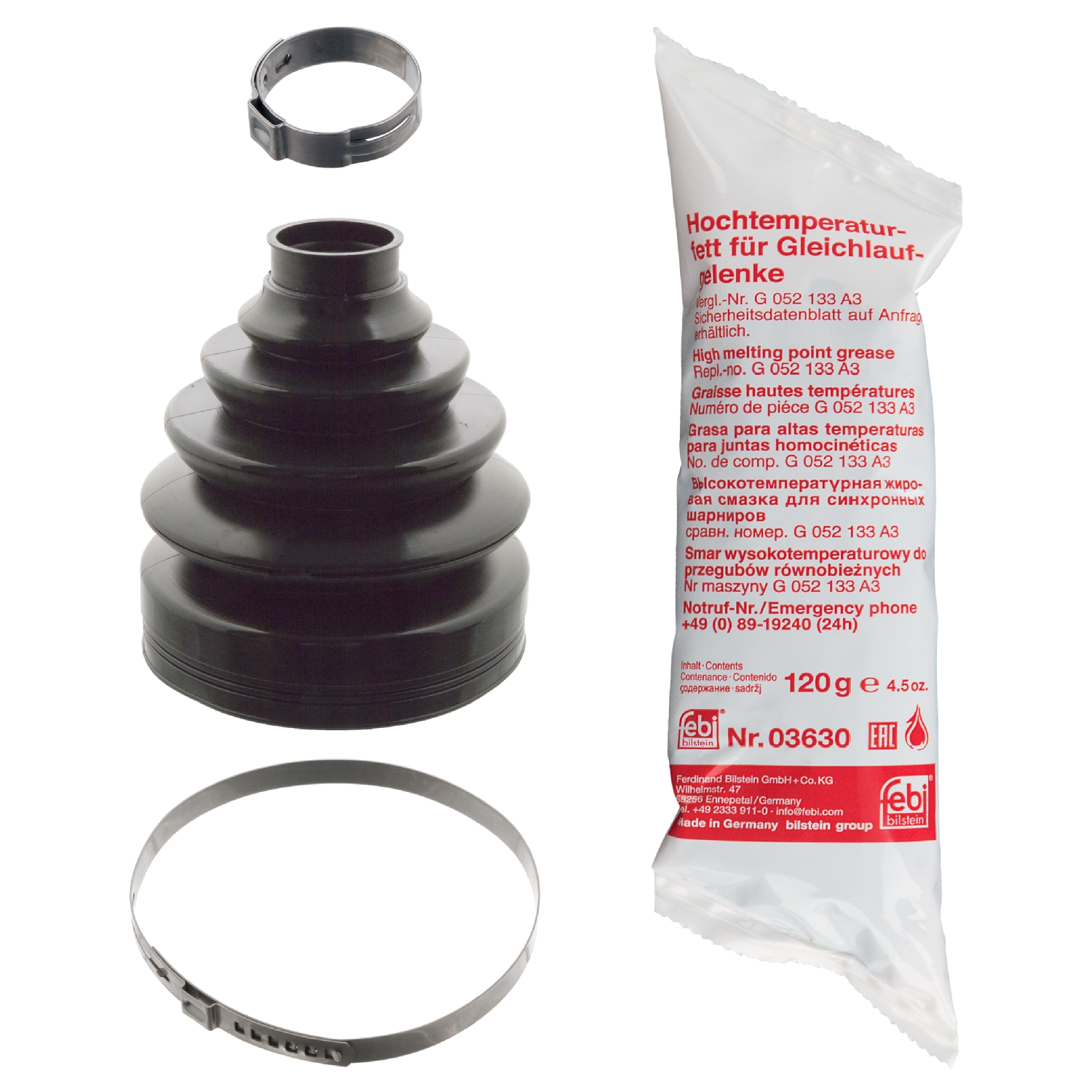 Jeu de joints-soufflets, arbre de commande | FEBI BILSTEIN