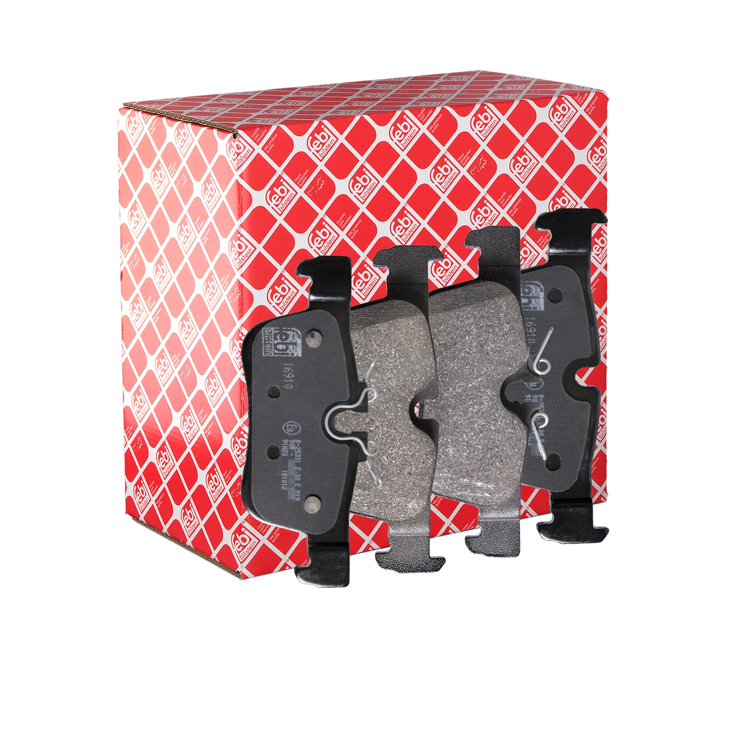 Jeu de 4 plaquettes de frein | FEBI BILSTEIN