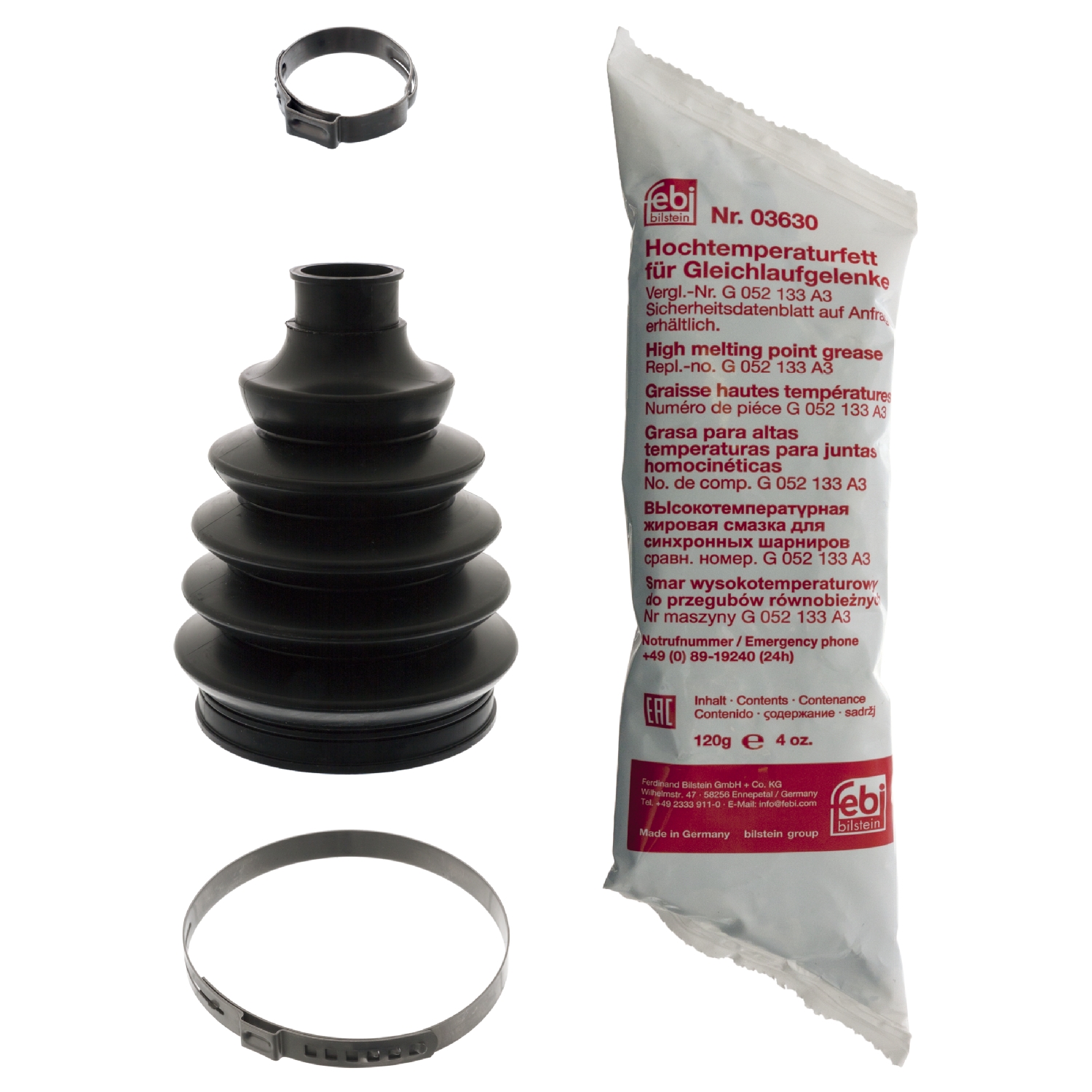 Jeu de joints-soufflets, arbre de commande | FEBI BILSTEIN