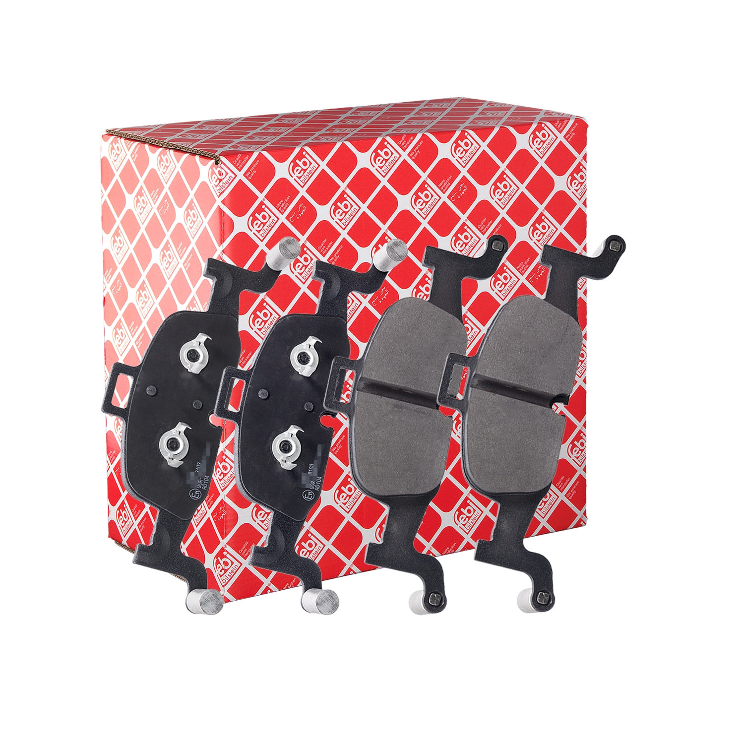 Jeu de 4 plaquettes de frein | FEBI BILSTEIN