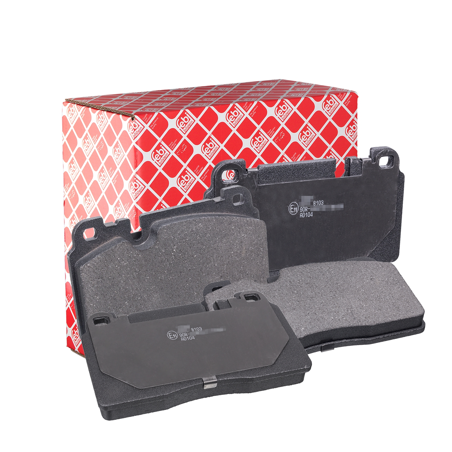 Jeu de 4 plaquettes de frein | FEBI BILSTEIN