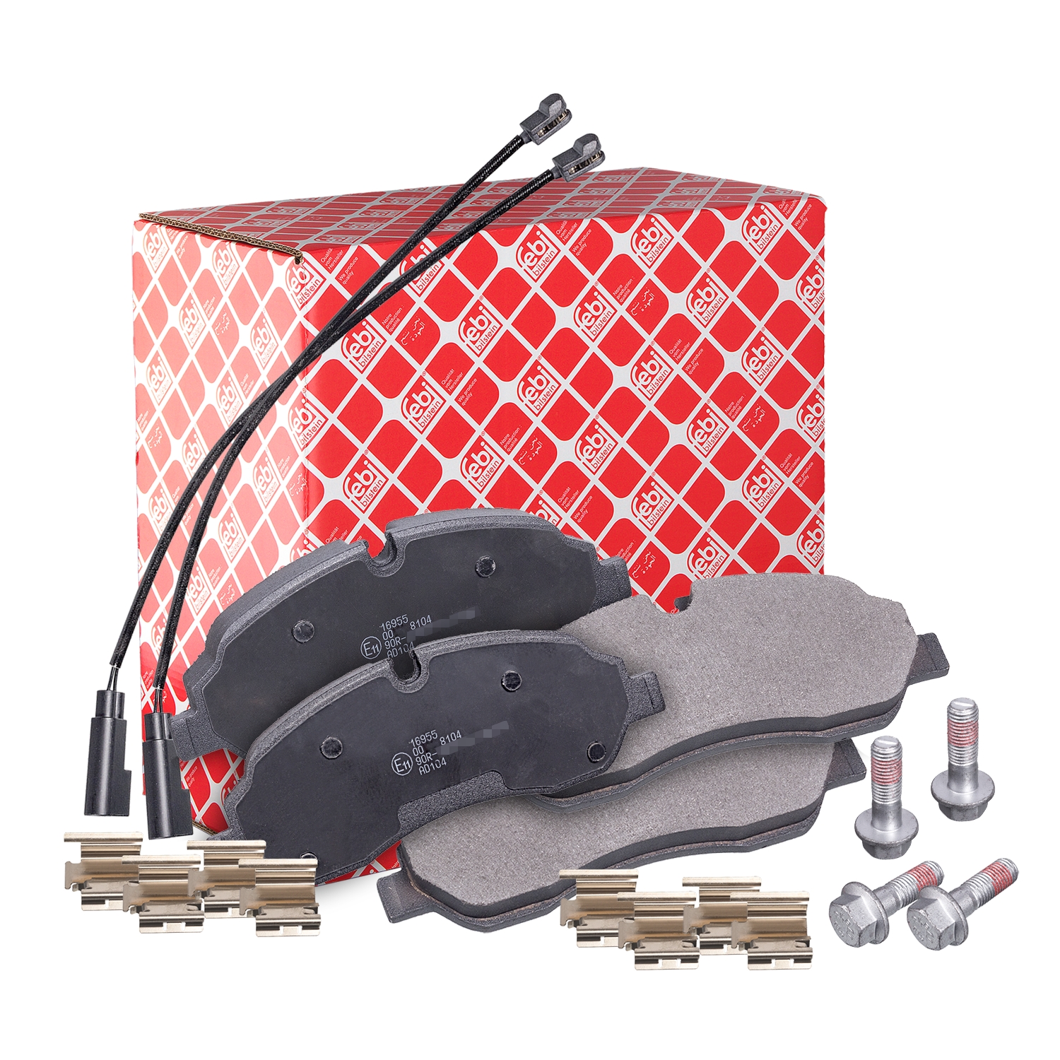 Jeu de 4 plaquettes de frein | FEBI BILSTEIN