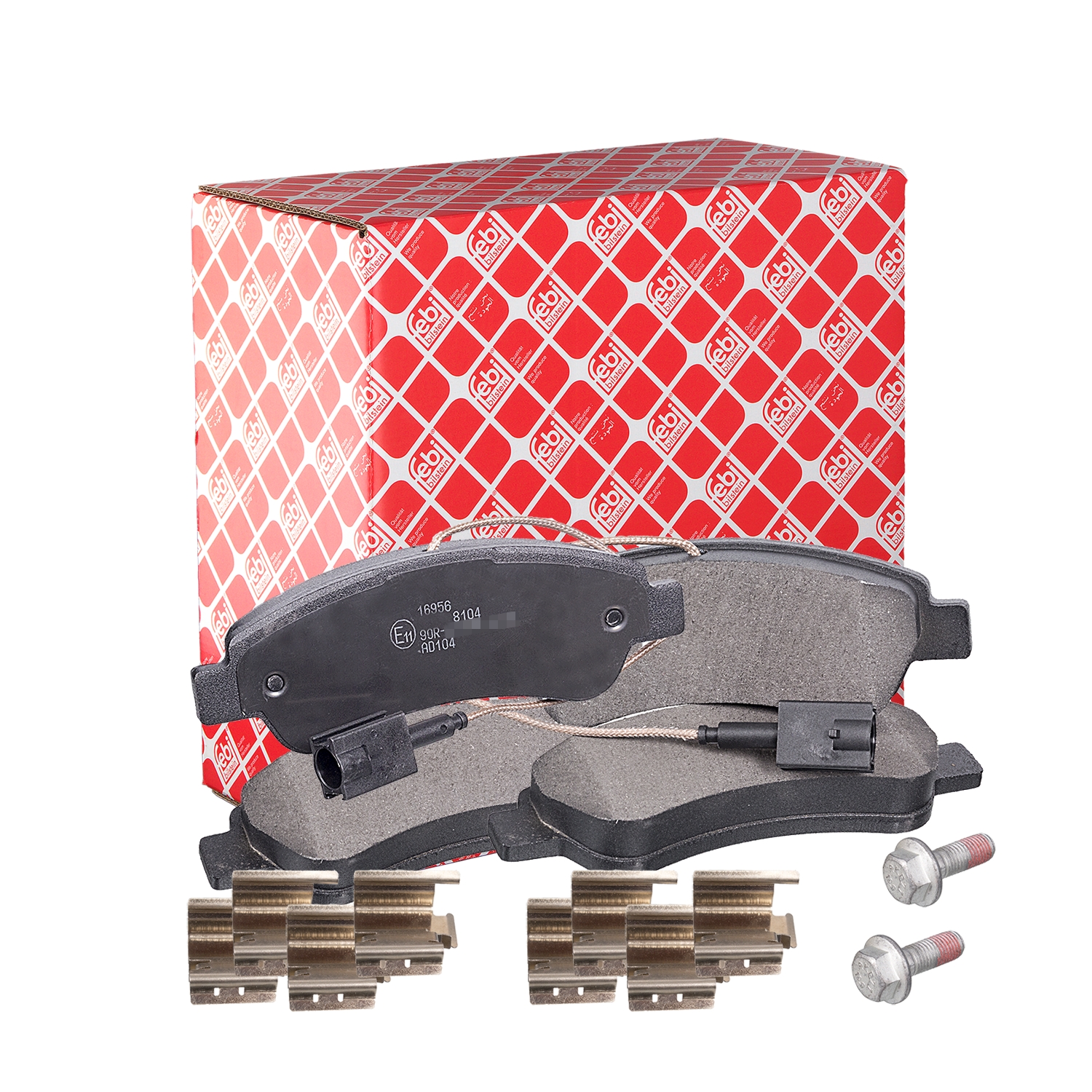 Jeu de 4 plaquettes de frein | FEBI BILSTEIN