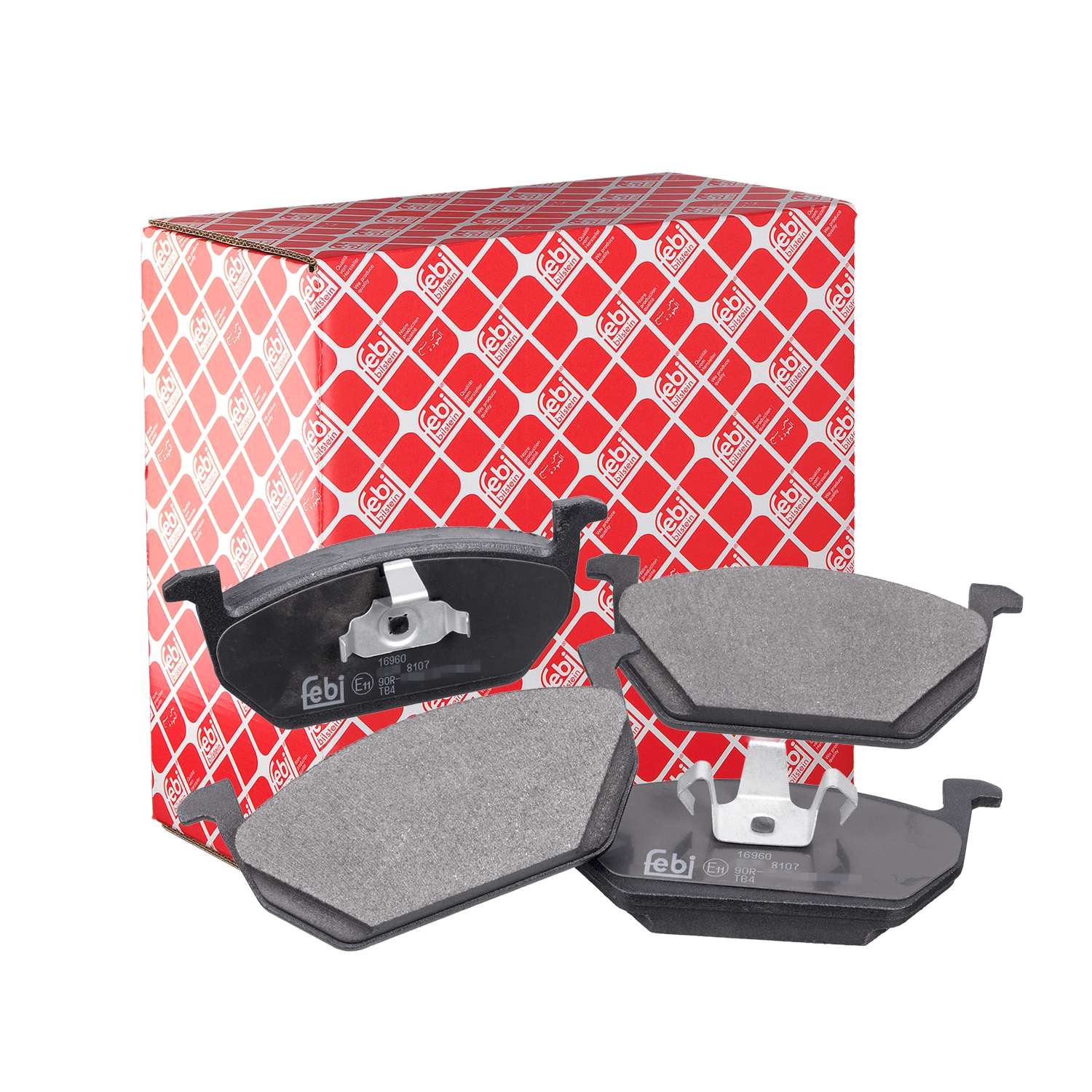 Jeu de 4 plaquettes de frein | FEBI BILSTEIN
