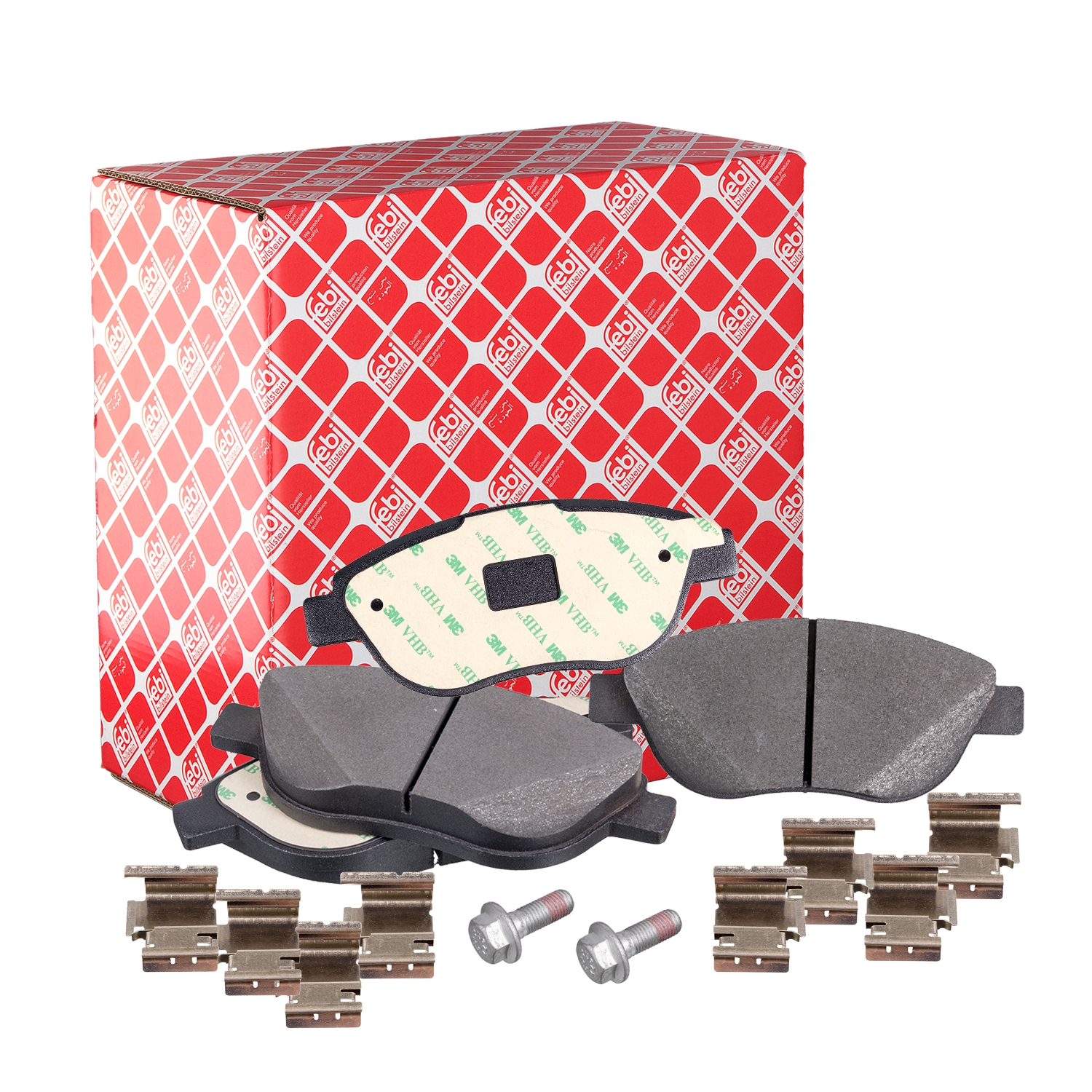 Jeu de 4 plaquettes de frein | FEBI BILSTEIN