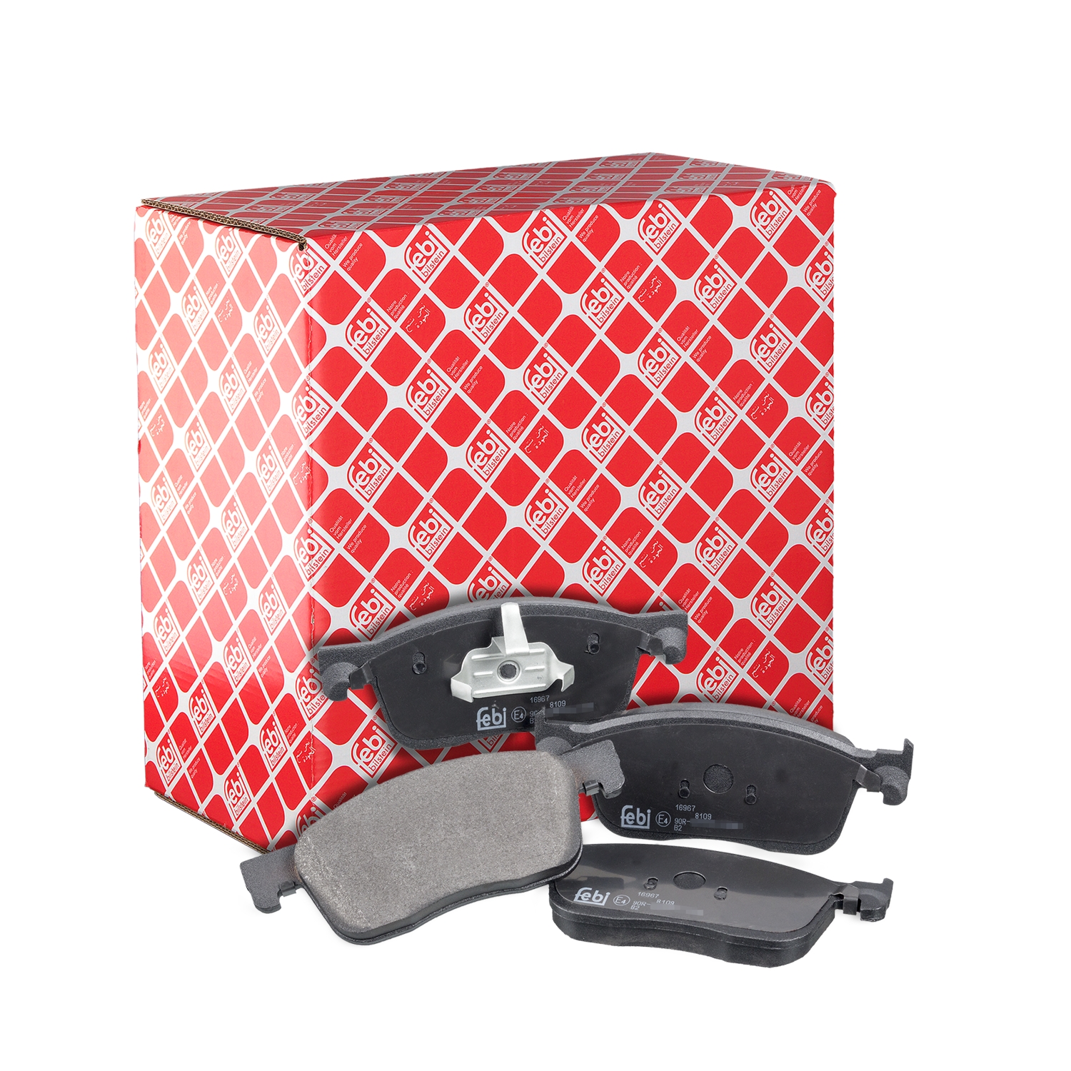 Jeu de 4 plaquettes de frein | FEBI BILSTEIN