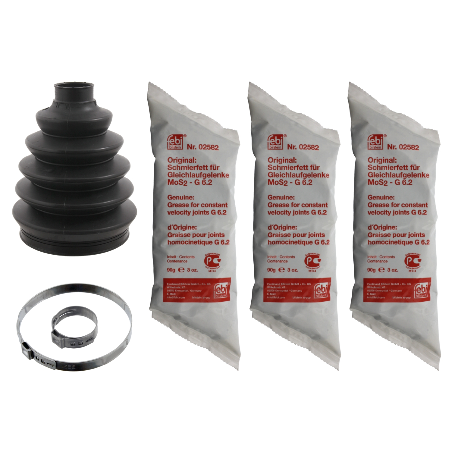 Jeu de joints-soufflets, arbre de commande | FEBI BILSTEIN