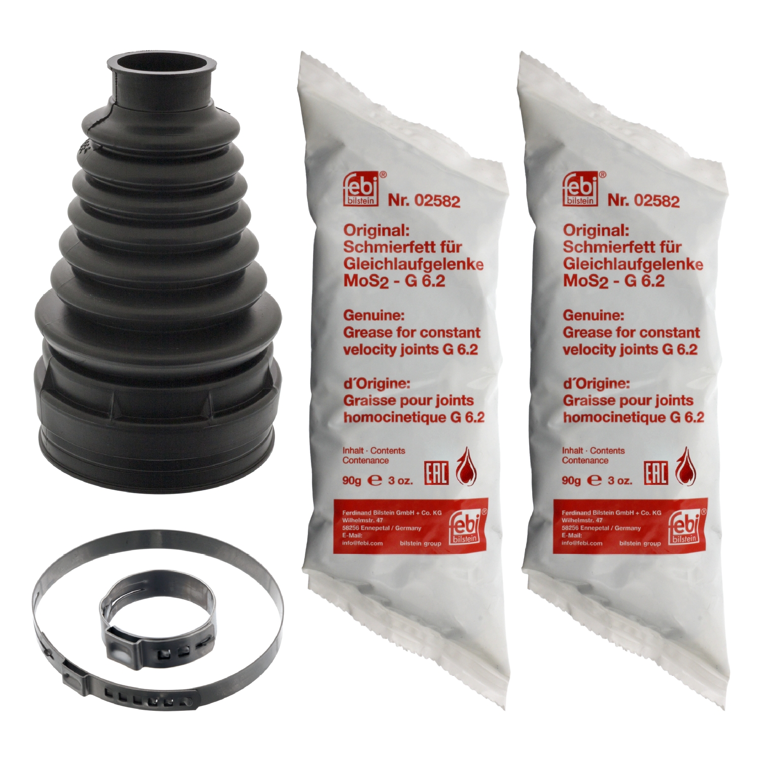 Jeu de joints-soufflets, arbre de commande | FEBI BILSTEIN