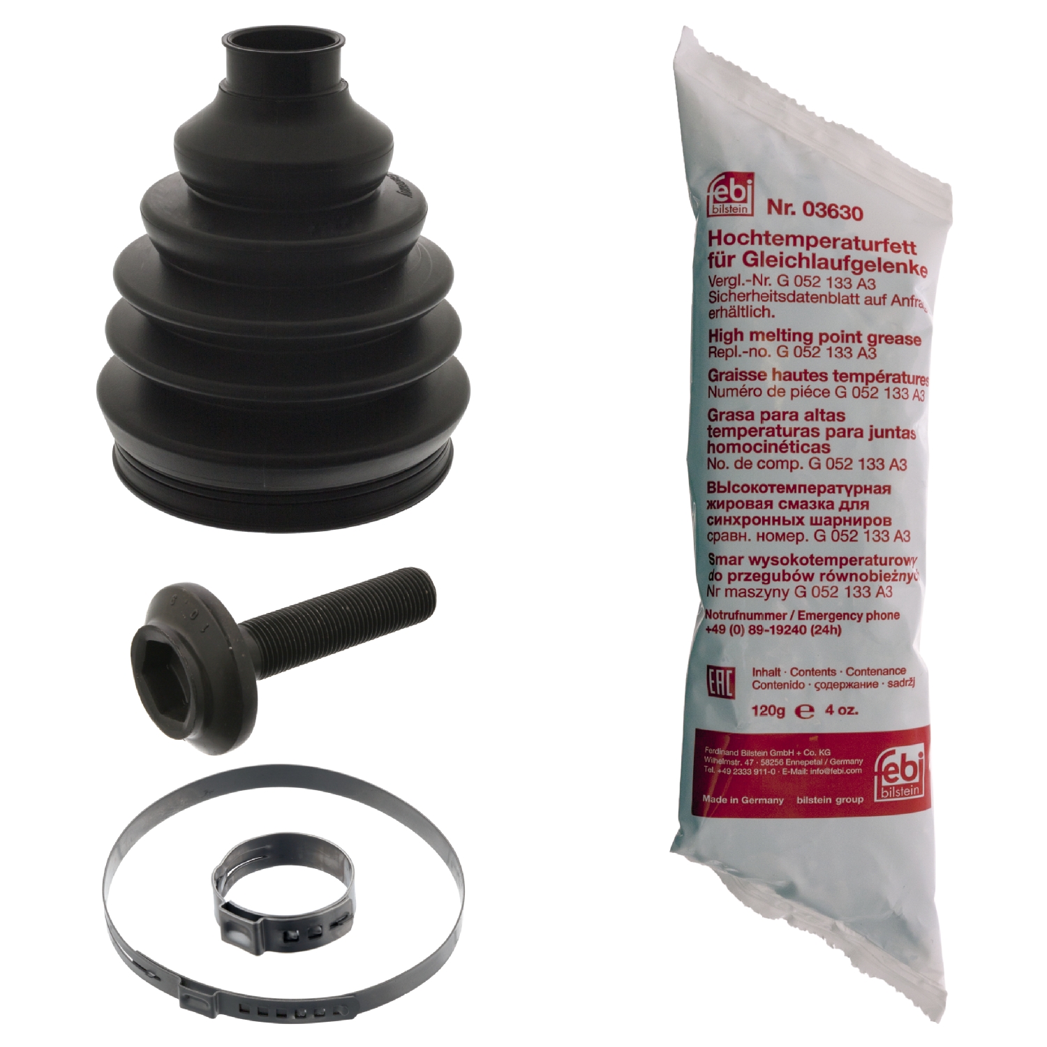 Jeu de joints-soufflets, arbre de commande | FEBI BILSTEIN