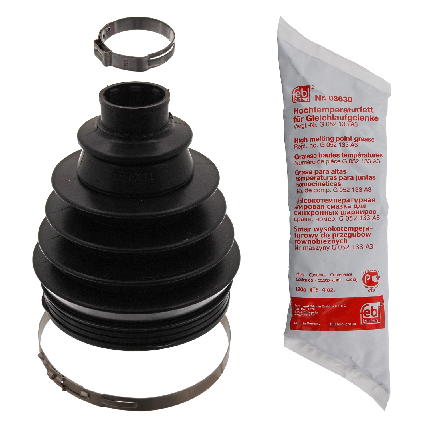 Jeu de joints-soufflets, arbre de commande | FEBI BILSTEIN