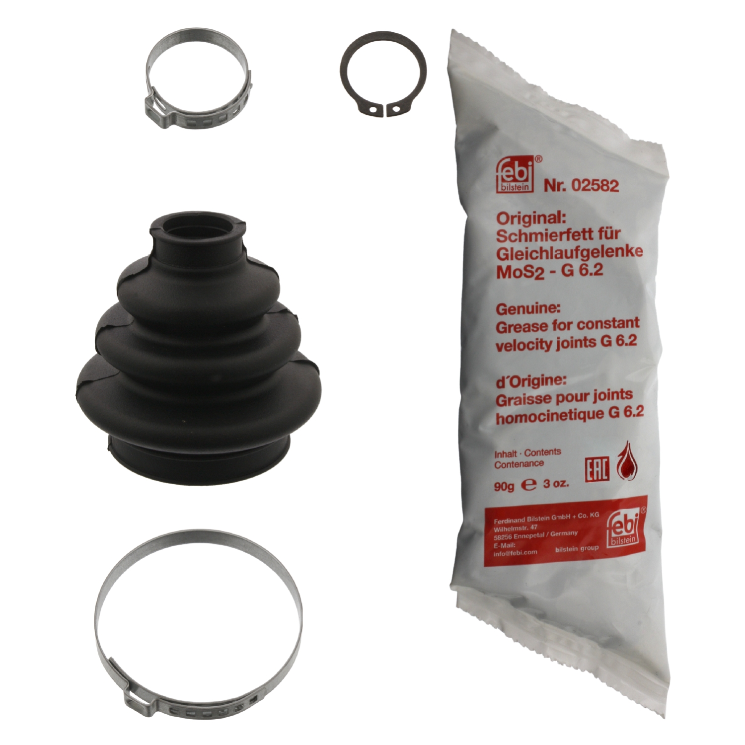 Jeu de joints-soufflets, arbre de commande | FEBI BILSTEIN