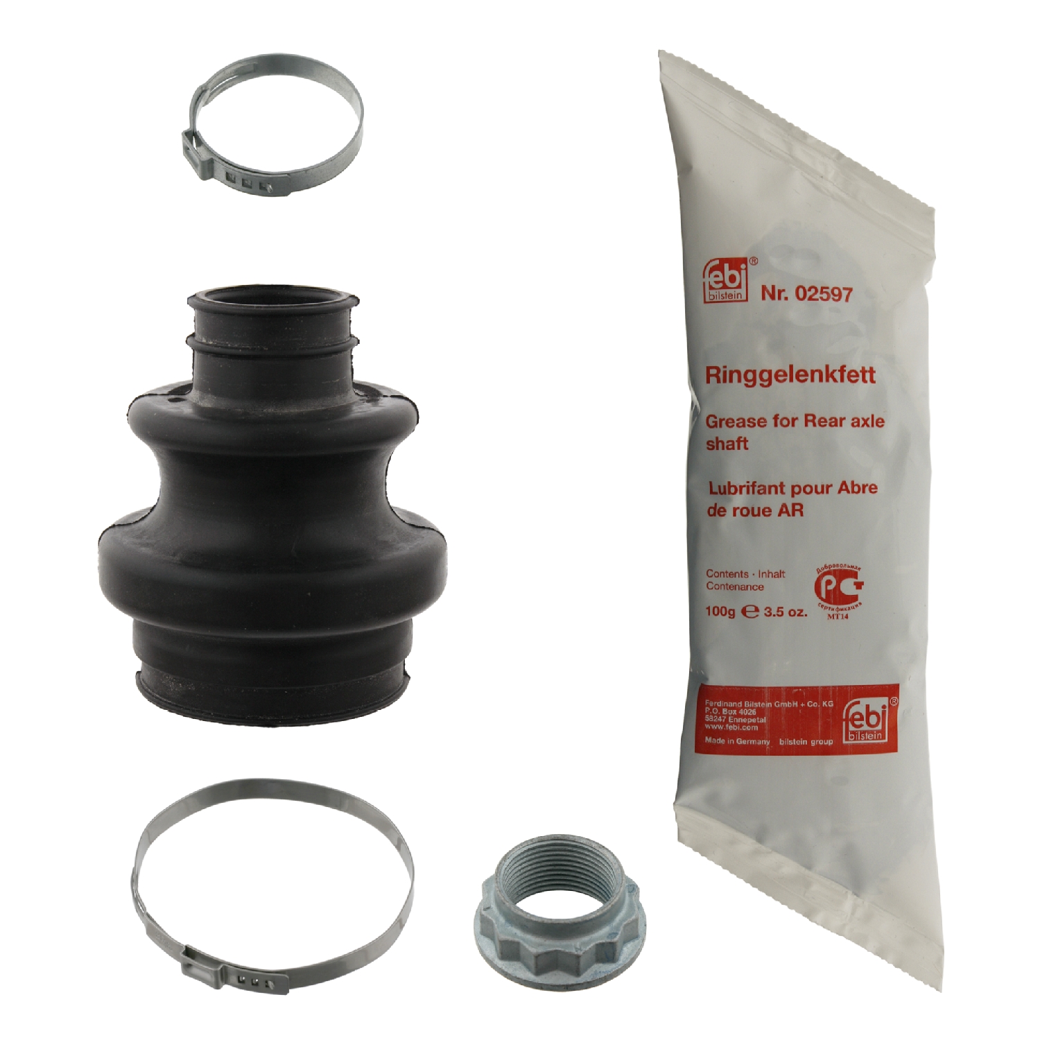 Jeu de joints-soufflets, arbre de commande | FEBI BILSTEIN