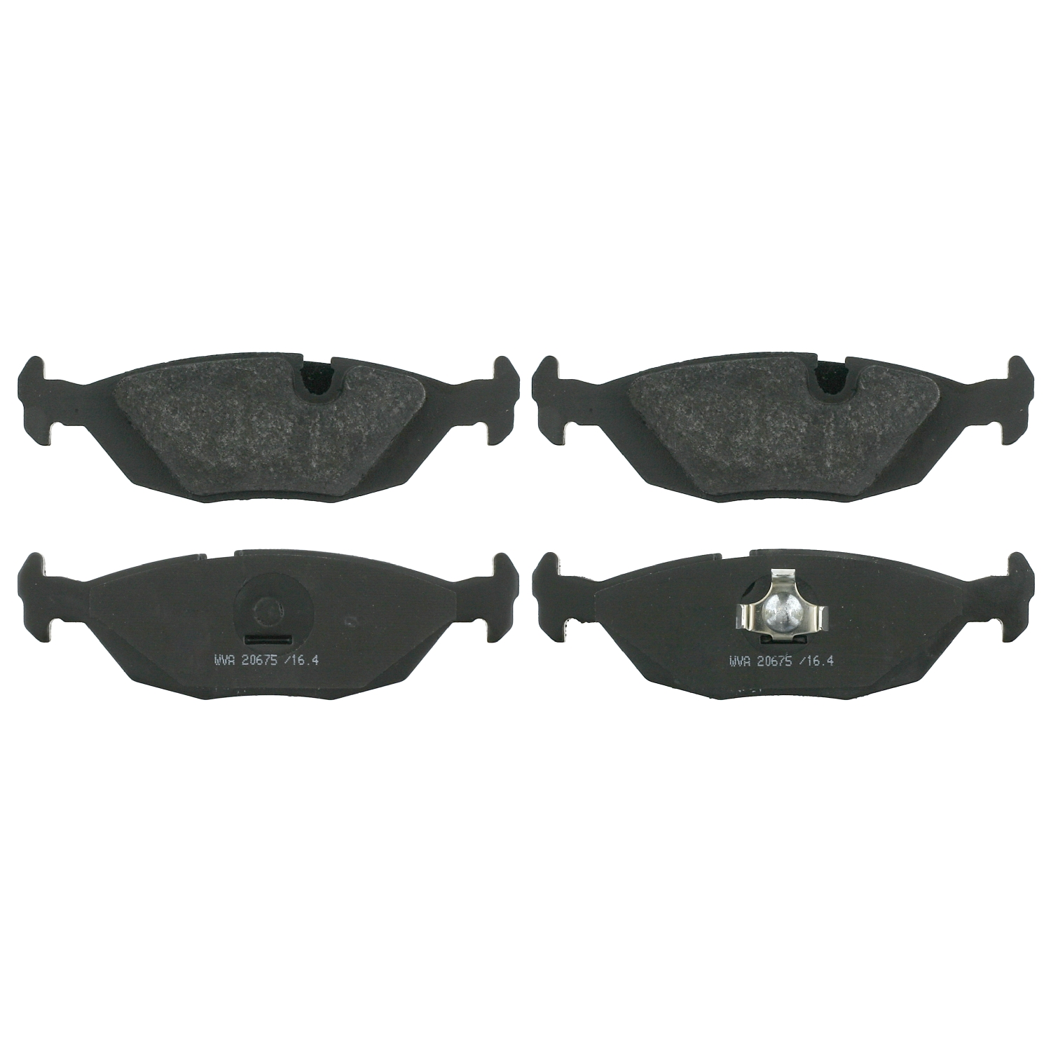 Jeu de 4 plaquettes de frein | FEBI BILSTEIN