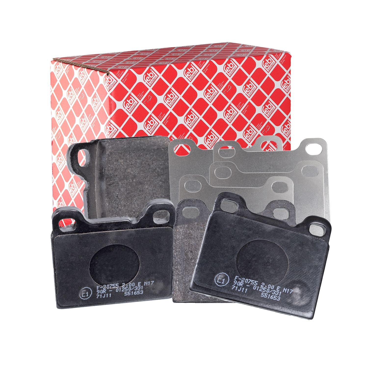 Jeu de 4 plaquettes de frein | FEBI BILSTEIN