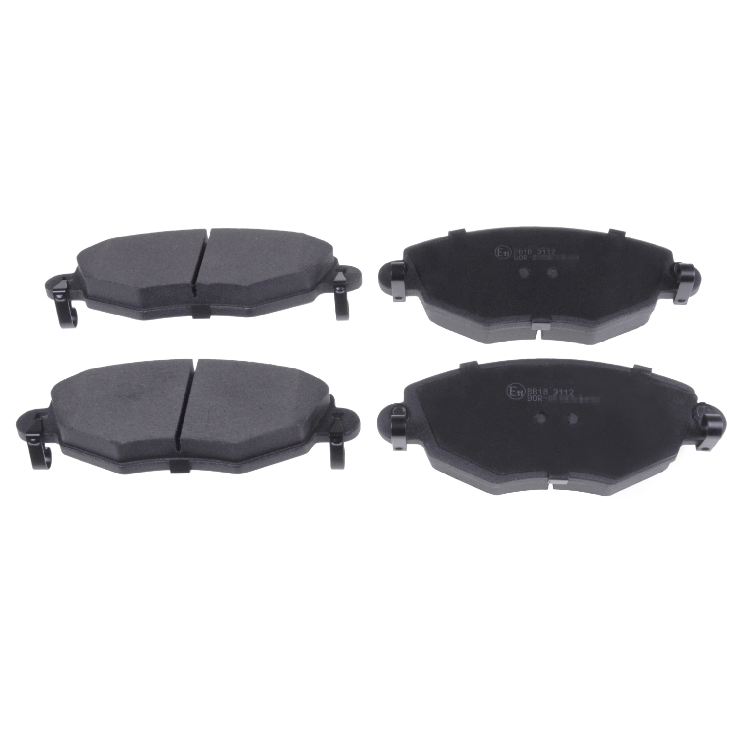 Jeu de 4 plaquettes de frein | FEBI BILSTEIN