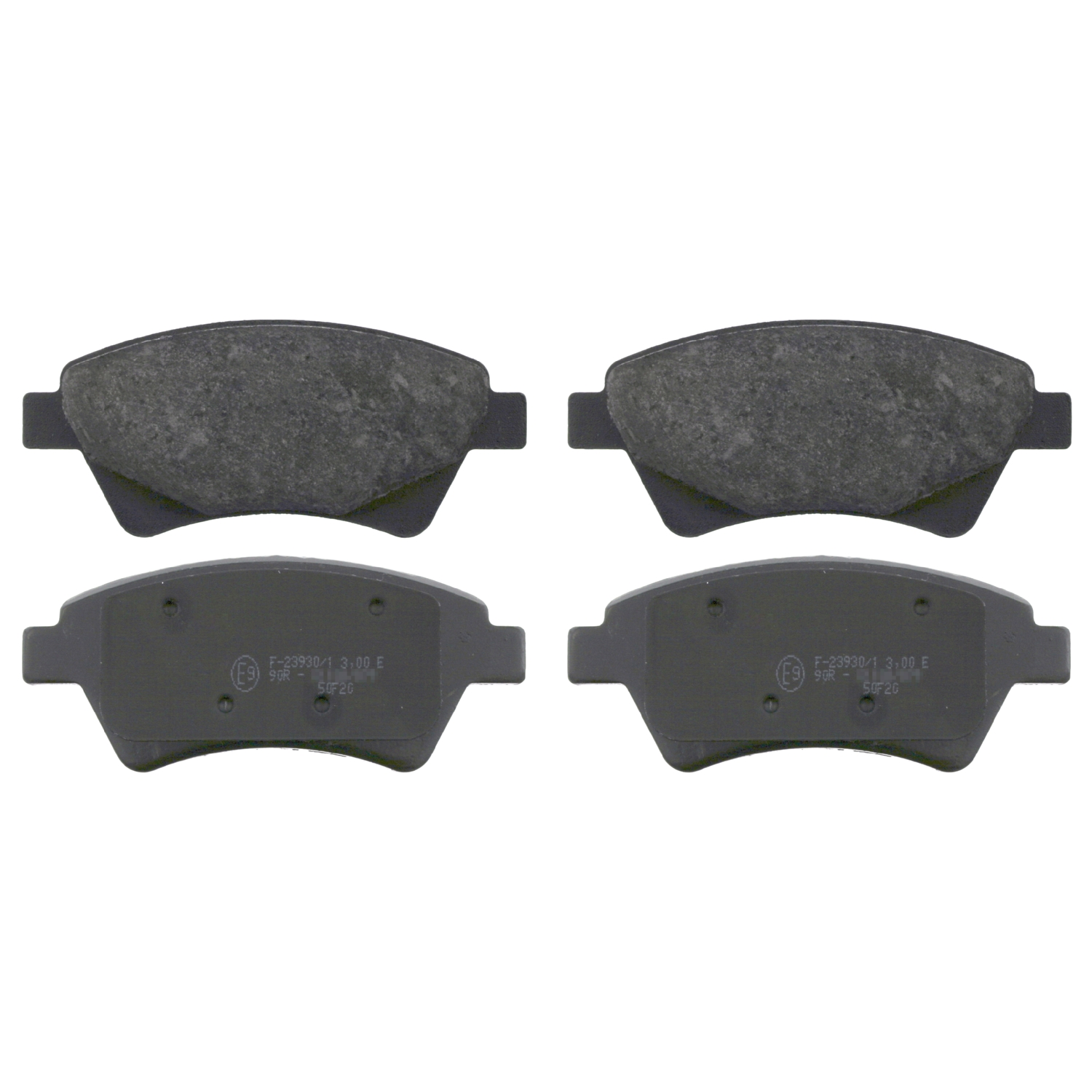 Jeu de 4 plaquettes de frein | FEBI BILSTEIN