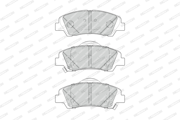 Kit de plaquettes de frein, frein à disque | FERODO