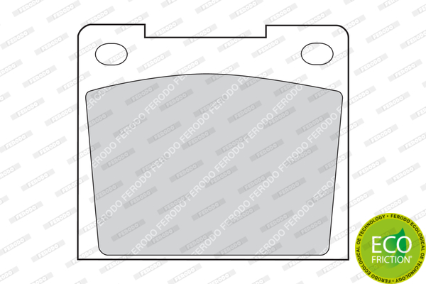 Jeu de 4 plaquettes de frein | FERODO