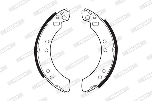 Image du produit pour Jeu de mâchoires de frein