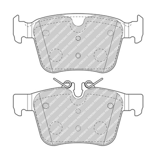 Image du produit pour Kit de plaquettes de frein, frein à disque