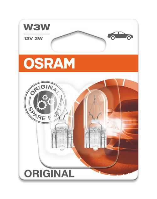 Image du produit pour Ampoule socle en verre W3W Original 3W [12V] (2 pièces)