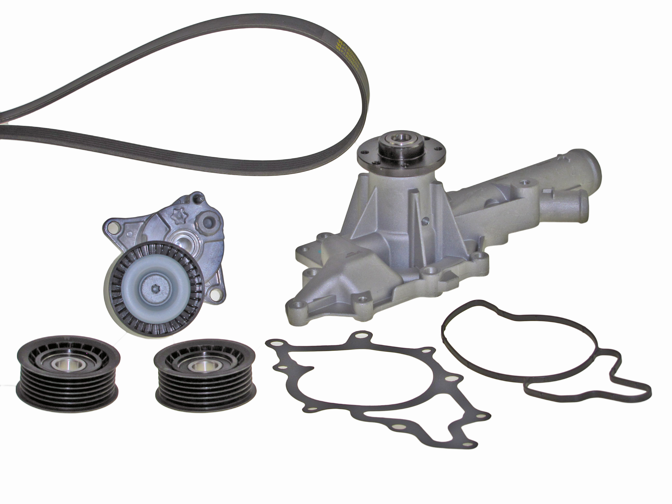 Pompe à eau+Jeu de courroie trapézoïdale à nervures | FLENNOR