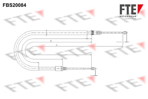 Image du produit pour Tirette à câble, frein de stationnement