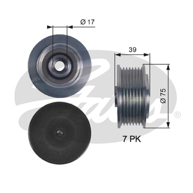 Poulie roue libre, alternateur DriveAlign® | GATES