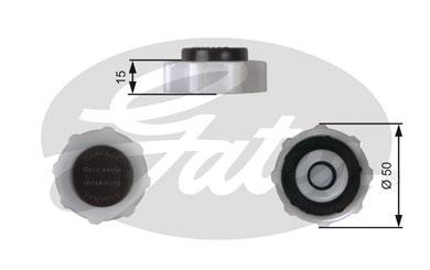 Bouchon, réservoir de liquide de refroidissement | GATES