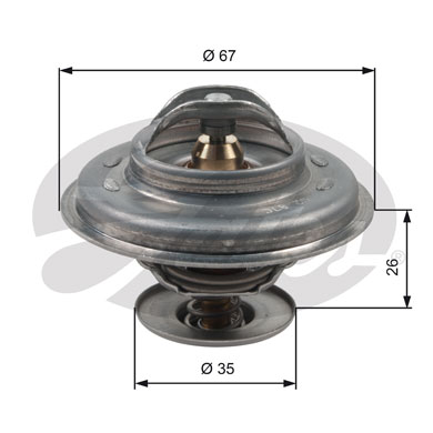 Thermostat, liqiuide de refroidissement | GATES