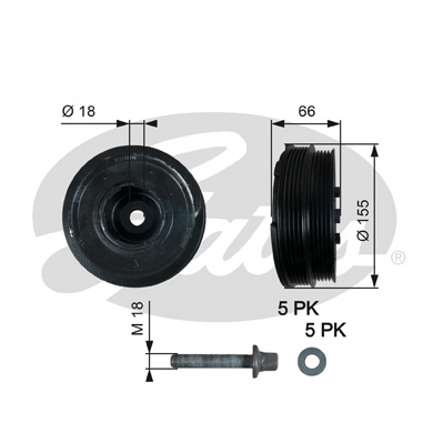 Poulie, vilebrequin DriveAlign® | GATES