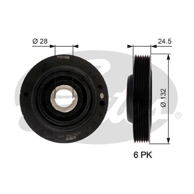 Poulie, vilebrequin DriveAlign® | GATES