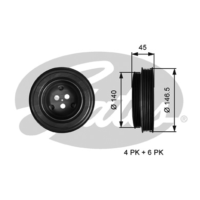 Poulie, vilebrequin DriveAlign® | GATES
